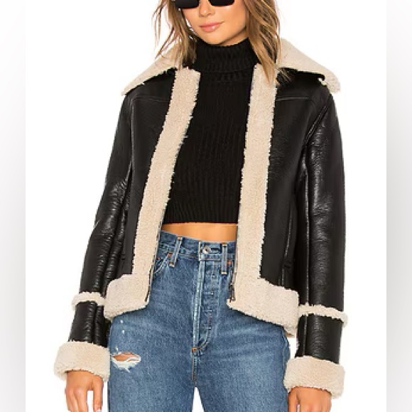 MOTHER Jackets & Blazers - MOTHER The Boxy Moto Jacket